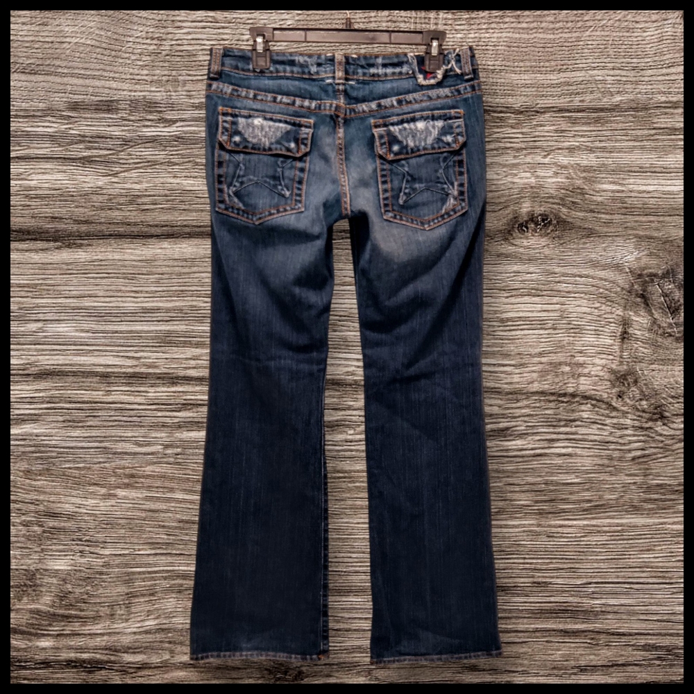 People's Liberation Dark Blue Straight Leg Jeans